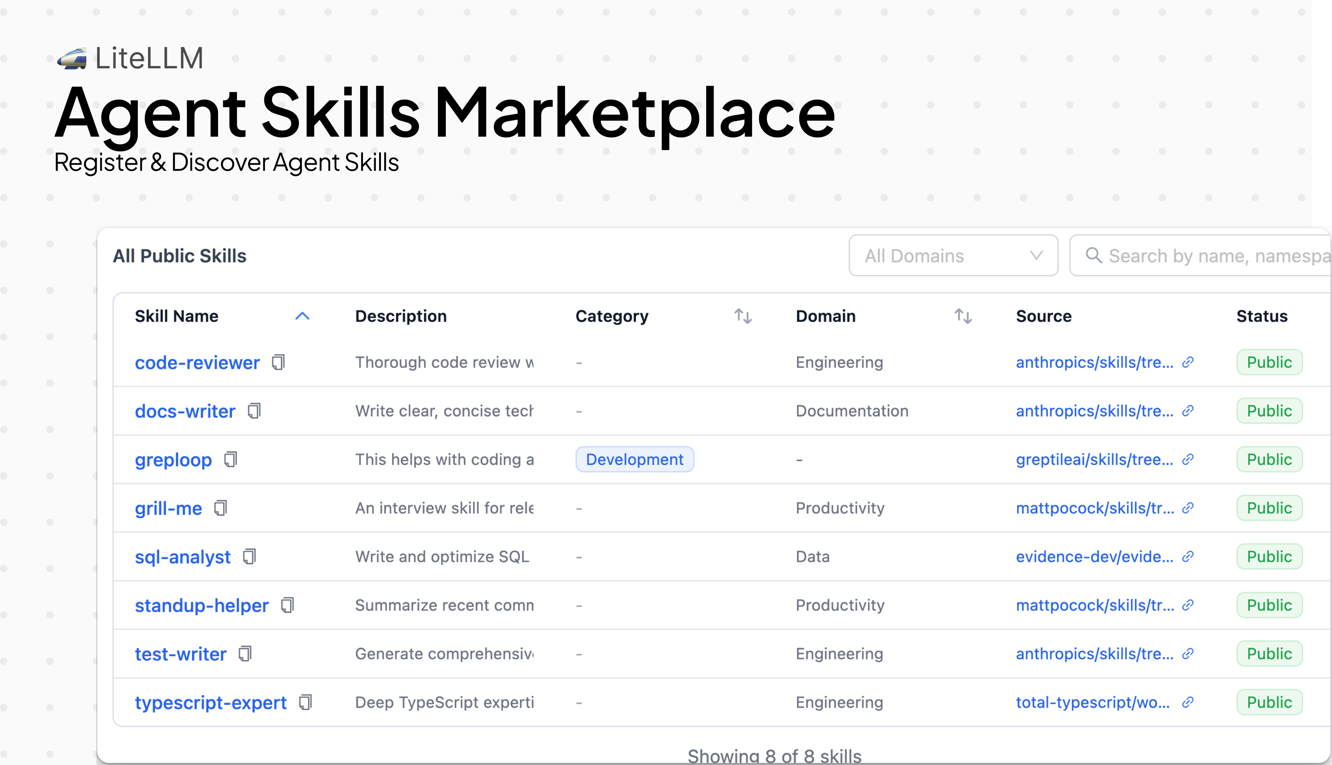 Skills Marketplace